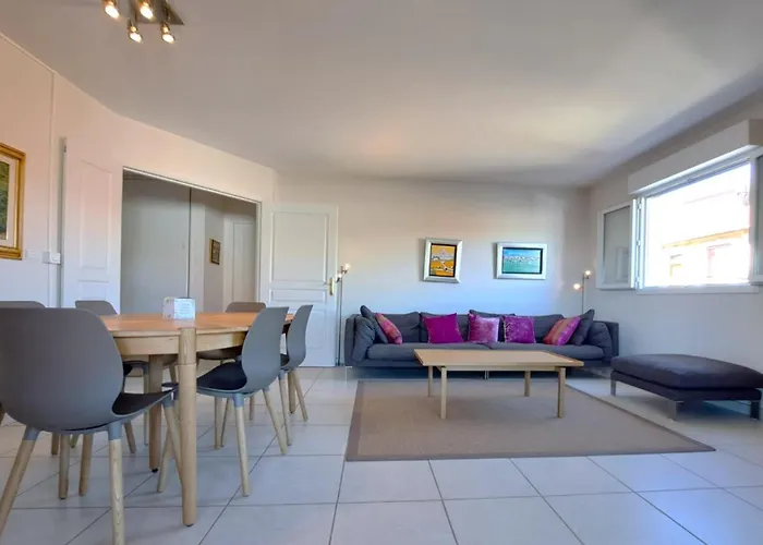 3Br In Cannes With Swimming Pool Terraces Parking & Ac - Benakey